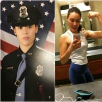 <p>Special Hackensack Officer Emily Dubon, 21, is training for a bikini competition in August.</p>