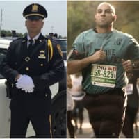 <p>Det. Sgt. Jason Lanzilotti of the Cresskill Police Department plans on training for his third New York City Marathon.</p>