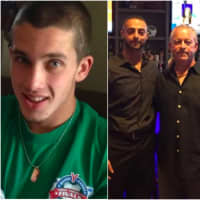 <p>Left: Sam Wyatt of Ramsey. Right: Joey (left) and Anthony DeMiglio of Section 201.</p>