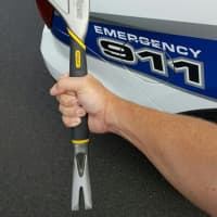 <p>One of the 10 multipurpose wrecking bars that were donated to Brookfield police by Ring&#x27;s End.</p>