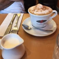 <p>Having a frothy cappuccino at Blackboard Café in Wappingers Falls is a good way to warm up on a winter day.</p>