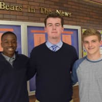 <p>Briarcliff High School basketball players Josiah Cobbs, Sean Crowley and Jack Reish earned All-State recognition for the 2015-16 season.</p>