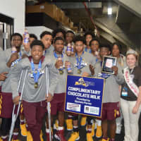 <p>The Mount Vernon boys varsity basketball team claimed championship gold over the weekend.</p>