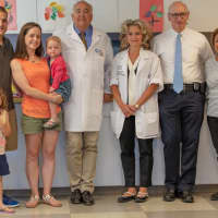 <p>Three-year-old Olivia Viscogliosi of Harrison, New York is now in remission, two months after receiving CAR-T therapy at the Children’s Cancer Institute to treat ALL.</p>