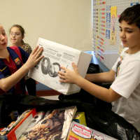 <p>Students at Columbus Elementary School collected toys for underprivileged children.</p>