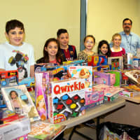 <p>Students at Columbus Elementary participated in the school&#x27;s annual toy drive.</p>