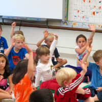 <p>Volunteer firefighters from the Croton-on-Hudson Fire Department visited every classroom at Carrie E. Tompkins Elementary School to share fire safety tips with students in advance of Fire Prevention Week, Oct. 4 to 10</p>