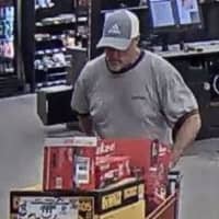 <p>Authorities have asked the public for help locating a man who stole a credit card and used it at a Home Depot on Long Island.</p>