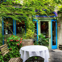 <p>Café Matisse&#x27;s beautiful outdoor garden is, patrons say, the ideal spot for a romantic dinner, or lunch, for two.</p>