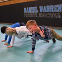 <p>The students performed a number of exercises at each station, which included an agility ladder, shuffle steps, sprints, interval training through crunches and shuttle runs.</p>