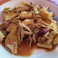 <p>Freshly made pappardelle with mushrooms at Cathryn&#x27;s Tuscan Grill in Cold Spring.</p>