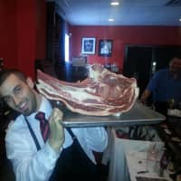 <p>Eat your heart out, Fred Flintstone! A caveman size portion of tomahawk steak, aka ribeye loin, is destined for some lucky diner&#x27;s plate at The Chophouse Grille in Mahopac.</p>
