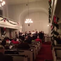 <p>The Historical Society of Easton will sing Christmas carols with The Joel Barlow A cappella choir at the Congregational Church of Easton on Sunday, Dec. 17, for the Joel Barlow Sing-Along.</p>