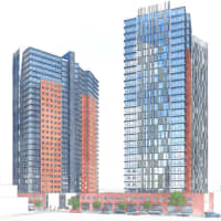 <p>An artist&#x27;s rendering of the proposed towers coming to New Rochelle.</p>