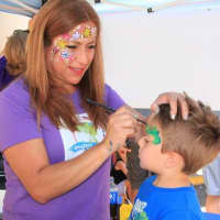 <p>Claudia Nieswand of Pompton Lakes is a professional face painter.</p>