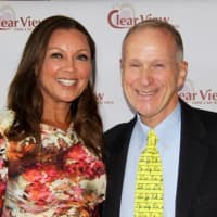 <p>Honorary chairwoman Vanessa Williams and Charles F. Devlin, executive director of The Clear View School in Briarcliff,  pause for a photo at the school&#x27;s &quot;Feels Like Home&quot; fundraiser.</p>
