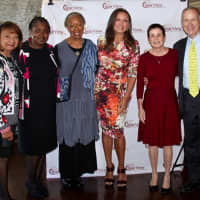 <p>From left, Helen Williams; Priscilla White, Jennifer Choy-Kee, Vanessa Williams, honorary chairwoman of the gala; Clare Keenan and executive director, Charles Devlin. Helen Williams is the actress/singer&#x27;s mother.</p>