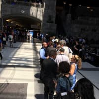<p>New Rochelle City Councilman Jared Rice on Twitter: &quot;Waiting on line to get into the Bernie event. #DNCinPHL&quot;</p>