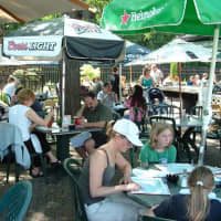 <p>Casual outdoor dining, with pub fare is featured at Cold Spring Depot.</p>