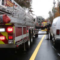 <p>Westport firefighters respond to 9 Colonial Road.</p>