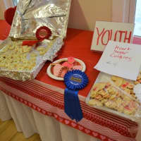 <p>Winning cookies in the youth category are displayed at the North Salem Volunteer Ambulance Corps Sunday at a fundraising bake-off.</p>