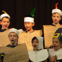 <p>Meadow Pond Elementary School students celebrate Thanksgiving as they take part in the South Salem school&#x27;s annual Corn Festival.</p>