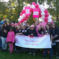<p>Members of The Cortlandt YC Cancer Stompers pose for a group shot during the recent Making Strides Against Cancer Walk in Harrison.</p>