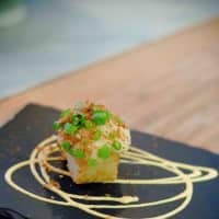 <p>Omakase dish from Chef Brian Lewis of The Cottage in Westport.</p>