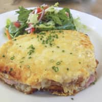 <p>Croque Monsieur at Le Fat Poodle in Old Greenwich.</p>