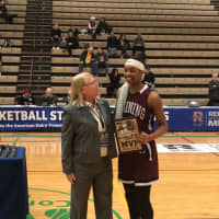 <p>Aubrey Griffin was named the 2019 NYSPHAA Class AA Tournament MVP</p>