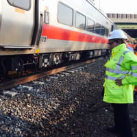 <p>MTA chief Veronique &#x27;Ronnie&#x27; Hakim tours the site of the Metro-North train that derailed in Rye, N.Y., last month.</p>