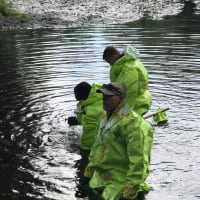 <p>Investigators are searching the waters of Binney Pond in Greenwich on Thursday morning in a case of human remains.</p>