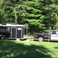 <p>Greenwich  police dive teams return to Binney Park last week to search for more evidence in a case involving human remains found in the area in April.</p>