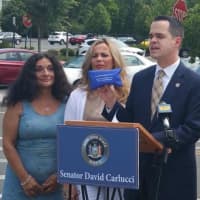 <p>State Senator David Carlucci announces the passage of his bill which will require Naloxone to be sold over-the-counter in all NY chain pharmacies.</p>