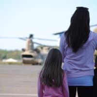 <p>Connecticut National Guard soldiers depart for Florida with two CH-47F Chinook helicopters to help with the efforts after Hurricane Irma.</p>