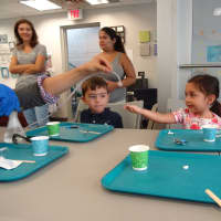 <p>Kids had the opportunity to participate in science experiments at the Meadowlands Family Success Center.</p>