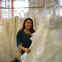 <p>Christina Stec of Fair Lawn owns Sisters Bridal Boutique in Garfield.</p>