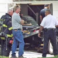 <p>The driver was hospitalized.</p>