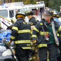 <p>The sedan driver was going to be OK, responders said.</p>
