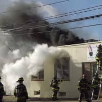 <p>The fire began in the basement of Rainbow Specialty Colors on 5th Avenue in Hawthorne.</p>