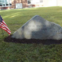 <p>Darien&#x27;s 9/11 Memorial behind Middlesex Middle School.</p>