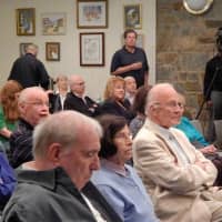 <p>Local Town Supervisors Chris Burdick (Bedford), Peter Parsons (Lewisboro) and Warren Lucas (North Salem) participated in the 2nd annual &quot;State of the Towns&quot; event, held by the League of Women Voters at the Katonah Library on Sept. 21. </p>