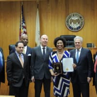 <p>The Englewood Mayor and Council congratulate outgoing Councilwoman-at-Large Lynn Algrant.</p>