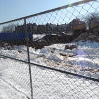 <p>Site work was proceeding at the location of a new Walgreens on Cedar Lane, Teaneck, in spite of the snow cover.</p>