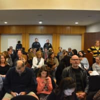 <p>A packed crowd gathered at the Chappaqua school board&#x27;s Nov. 1 meeting, where board members voted to accept Superintendent Lyn McKay&#x27;s resignation.</p>