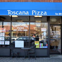 <p>A street view of Toscana Pizza on West Allendale Avenue in Allendale.</p>