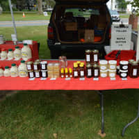 <p>Local Raw Honey for sale at the market.</p>
