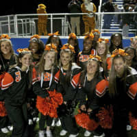 <p>Tuckahoe&#x27;s cheerleaders had plenty to smile about as the Tigers beat Haldane to win the Class D title.</p>