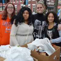 <p>Kids of all ages dress up in costume for Halloween on the Green in Danbury.</p>