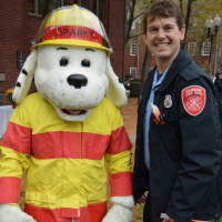 <p>Fire safety is part of the message at Halloween on the Green in Danbury.</p>